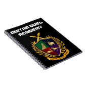 Guitar Duel Academy Notebook Notizblock (Rechte Seite)