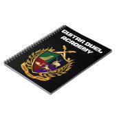 Guitar Duel Academy Notebook Notizblock (Linke Seite)