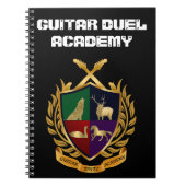 Guitar Duel Academy Notebook Notizblock (Vorderseite)