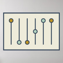 Guitar E Chord Poster