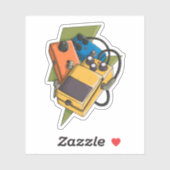 Guitar Effects Pedals Aufkleber (Blatt)