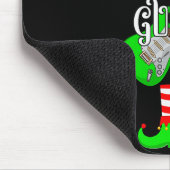 Guitar Elf Christmas Pajamas Matching Family Elf S Mousepad (Ecke)