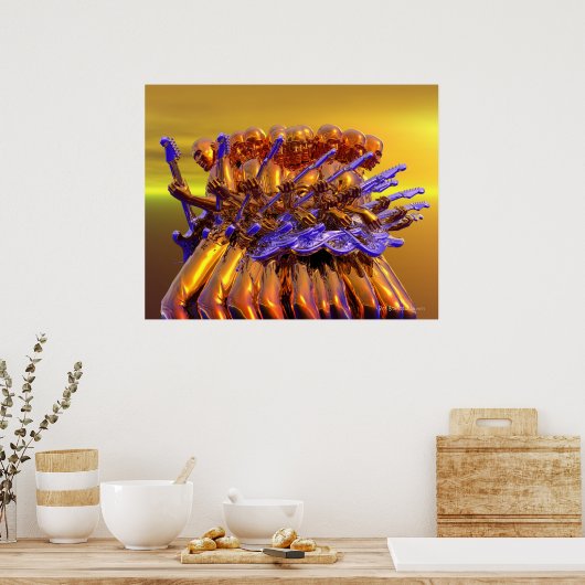 Guitar Frenzy Poster (Küche)