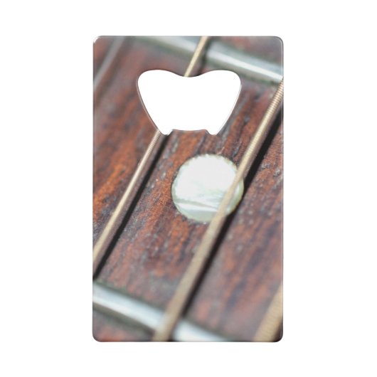 Guitar Fret Geldkarten Flaschenöffner (Rückseite)