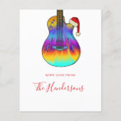 Guitar Frohe Weihnachts Custom Budget (Rückseite)