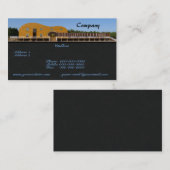 Guitar Gebäude Business Card Visitenkarte (Vorne/Hinten)