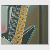 guitar gift for fathers day geschenkpapier (Flach)