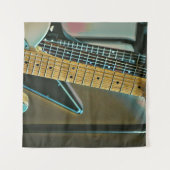 guitar gift for fathers day wandteppich (Vorderseite (Horizontal))