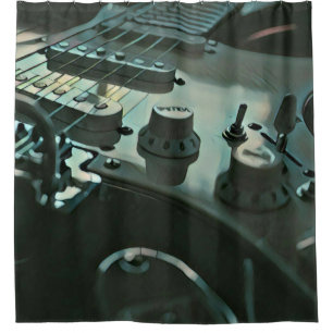 Guitar gifts for boyfriend duschvorhang