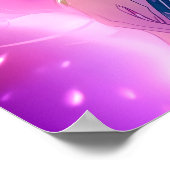 Guitar Girl Art Poster (Ecke)