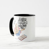 Guitar girl vibe tasse (Vorderseite Links)