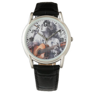 Guitar Girl Watch Armbanduhr
