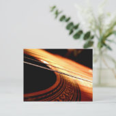Guitar Gitarr Postkarte (Stehend Vorderseite)