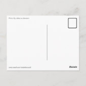 Guitar Gitarr Postkarte (Rückseite)