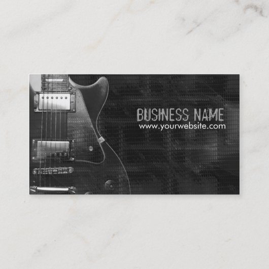 GUITAR "GREyAZ" Visitenkarte (Rückseite)