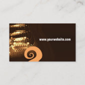 GUITAR "GrungeOrangey" Visitenkarte (Rückseite)