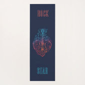 Guitar Heart Yogamatte (Rückseite)