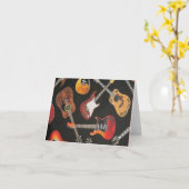 Guitar Heaven Note Card Karte (Gelbe Blume)