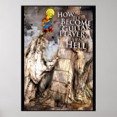 GUITAR HELL-Druck Poster (Vorne)