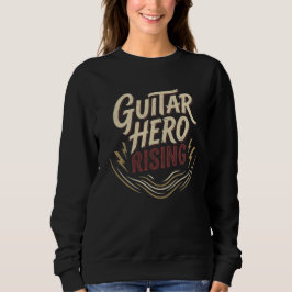 Guitar Hero Rising Vintage Rock Music Graphic Tee