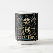Guitar Hero – Rock Player Icon Kaffeetasse (Mittel)