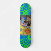 GUITAR HIPPIE Skateboard Deck SKATEBOARDS (Vorne)