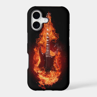 Guitar in Flames 2 iPhone 5 Hülle