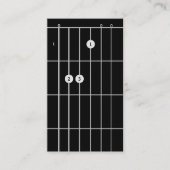 Guitar Instructor E Major Visitenkarte (Vorderseite)