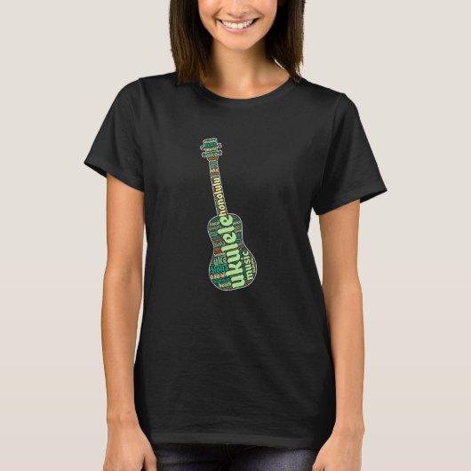 Guitar Instrument String Musician Ukelele Ukulele T-Shirt (Vorderseite)