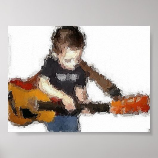 Guitar Kid Poster (Vorne)