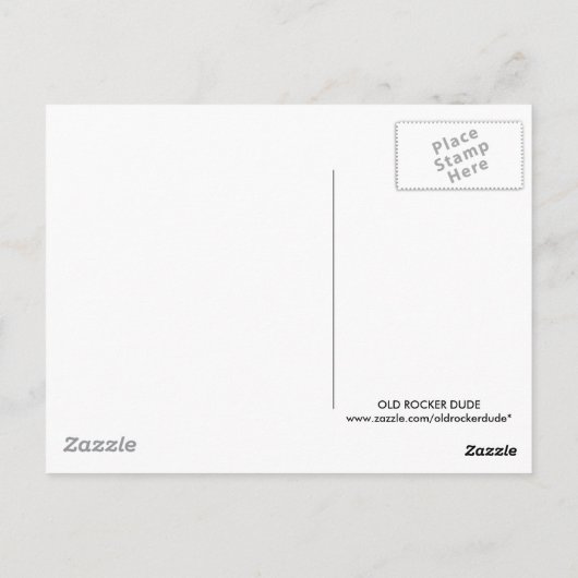 Guitar-Klasse 2011 Postkarte (Rückseite)