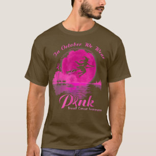Guitar Lake In October We Wear Pink Breast Cancer T-Shirt