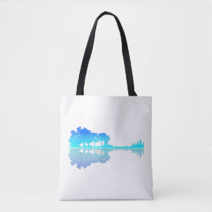 Guitar Lake Shadow Liebe Gitarrist Musiker Tasche