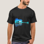 Guitar Lake Shadow Liebe Guitar Musician T - Shirt<br><div class="desc">Guitar Lake Shadow Liebe Guitar Musician T - Shirt</div>