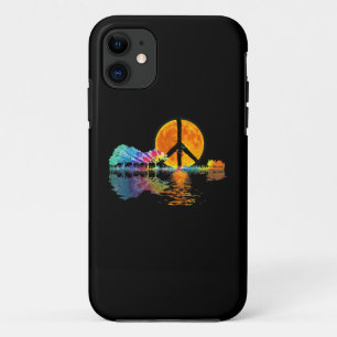 Guitar Lake Shadow Peace Liebe Guitar Hippie Case-Mate iPhone Hülle
