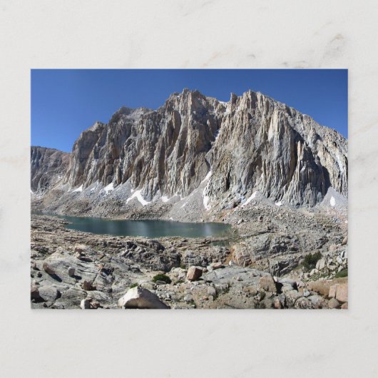 Guitar Lake und Mt Whitney - John Muir Trail Postkarte (Vorderseite)
