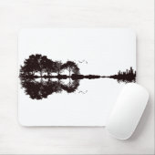 Guitar Landschaft Illustration Mousepad (Mit Mouse)