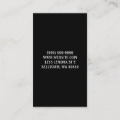 Guitar Lesson, Musik , Tauchlehrer Visitenkarten Visitenkarte (Rückseite)