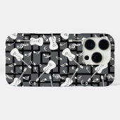 Guitar Lines Musiknotens Case-Mate iPhone Hülle (Rückseite (Horizontal))