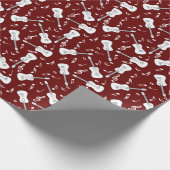 Guitar Lines Musiknotens Geschenkpapier (Ecke)