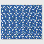 Guitar Lines Musiknotens Geschenkpapier (Flach)