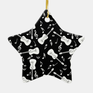 Guitar Lines Musiknotens Keramik Keramik Ornament