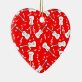 Guitar Lines Musiknotens Keramik Keramik Ornament (Rechts)