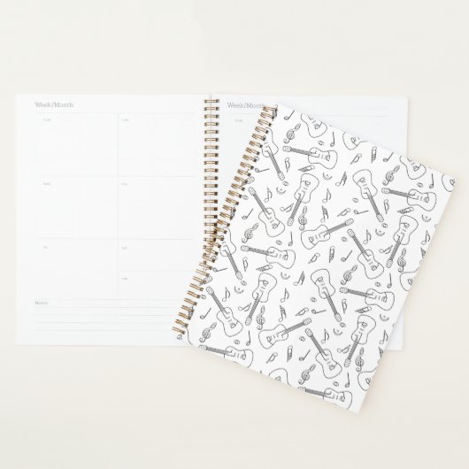 Guitar Lines Musiknotens Planer (Anzeige)