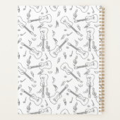 Guitar Lines Musiknotens Planer (Rückseite)