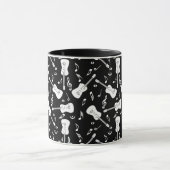 Guitar Lines Musiknotens Tasse (Zentrum)