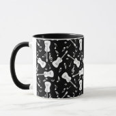 Guitar Lines Musiknotens Tasse (Links)
