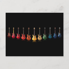 Guitar Lineup Postkarte