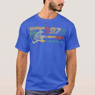 Guitar Lover 44 Year Old Vintage 1978 Limited Edit T-Shirt