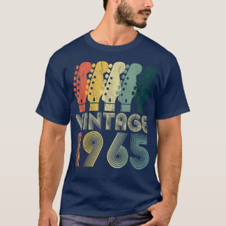 Guitar Lover 57 Year Old Gifts Vintage 1965 Limite T-Shirt